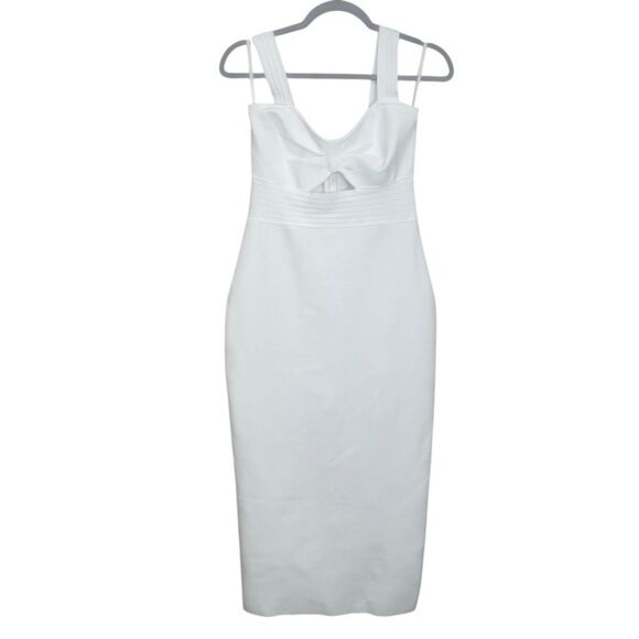 NEW Elliatt Rosa Bodycon Midi Dress Ivory Size Small - Picture 4 of 10